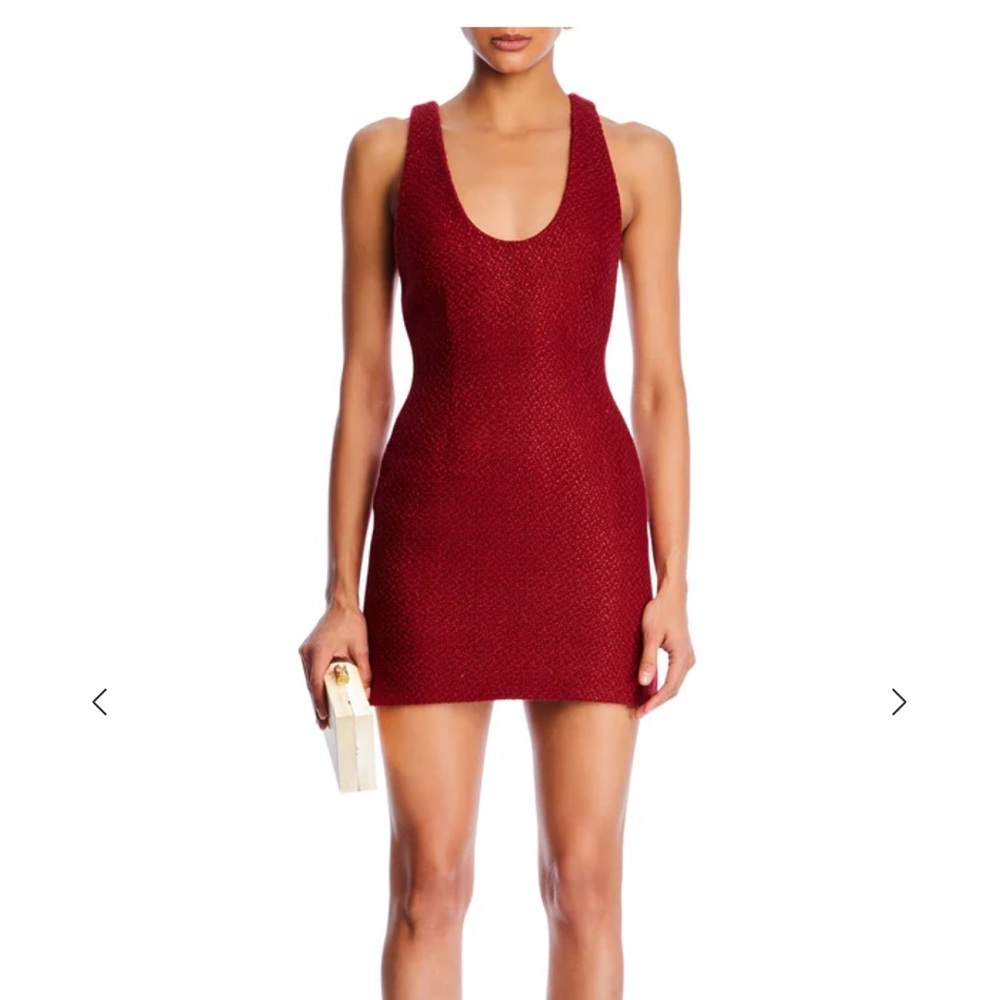 SER.O.YA Bold Red Mini Dress